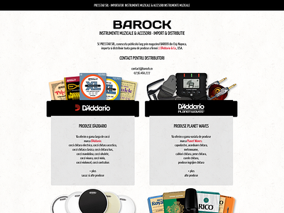 Barock web layout