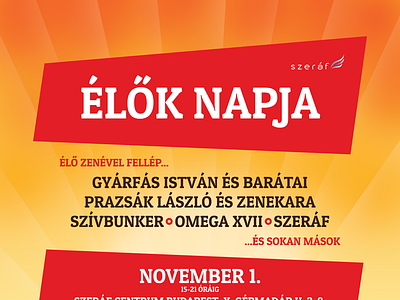 Poster design for Szeráf Gyülekezet