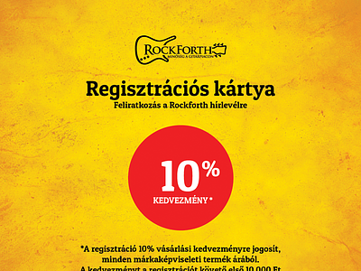Rockforth Registration Card