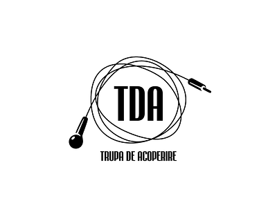 Logo for Trupa de Acoperire cover band digital design logo logo design music onemanzoo respiro media trupa de acoperire vector
