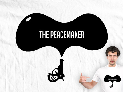The Peacemaker t-shirt design concept ai altfel media concept design respiro media t shirt the peacemaker vector
