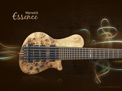 Warwick Essence Bass Concept bass bass guitar illustration illustrator photoshop warwick