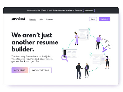 EDU Landing Page Redesign