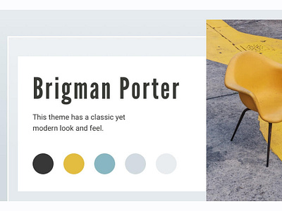 Brigman Porter - Branding / UI Concept bold branding clean color palette concept design experimental font minimalism modern sketch typography ui ux web web design website