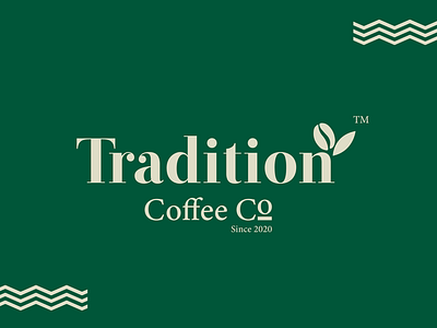 Coffee Shop Logo - Tradition Coffee Cō branddesign coffe coffeeshop logo minimallogo modernlogo pattern tradition traditionallogo usa