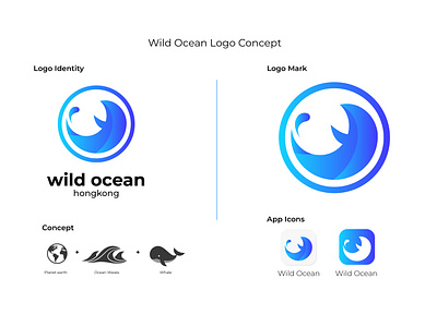 Wild Ocean Logo Concept