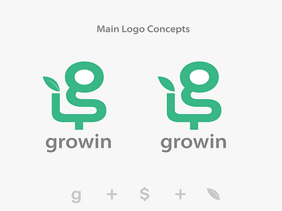 Logo for Financial service App app branddesign green logo money