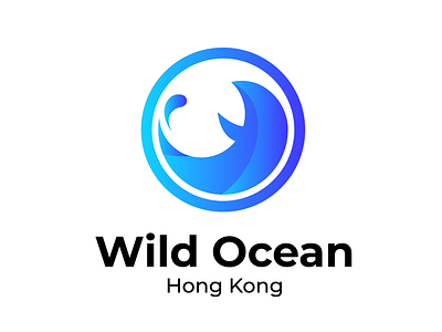 Wild Ocean - Hong Kong blue logo ocean redesign waves