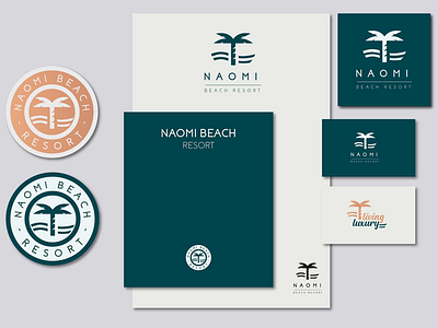 Logo Rebranding Project beach hotel logo rebrand resort