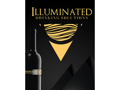 Illuminated Advertisement beverage drink illuminated illuminati wine