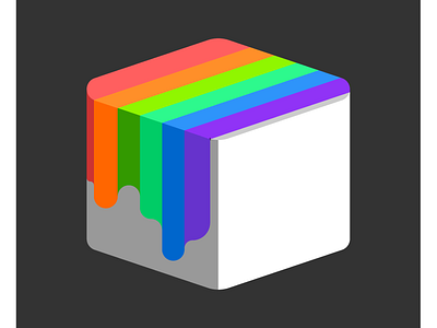 Cube Thing bored cube idk rainbow thing