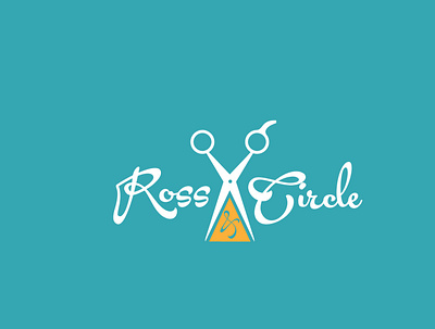 Ross Circle ancient barber beauty crest cut fashion hair logo old ornament ornaments pair retro salon scissors shop stylish template vector vintage