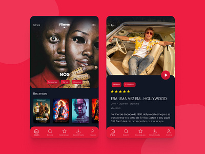 Movie App app app design dailyui design movie movie app ui uichallenge uichallenge12 uidesign uxdesign uxui