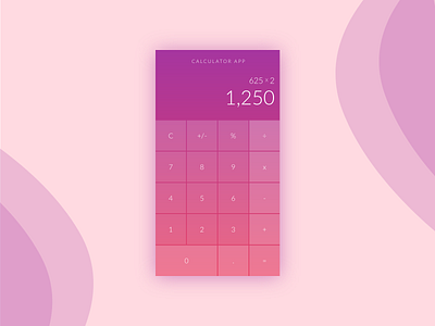 Calculator app dayui graphicdesign