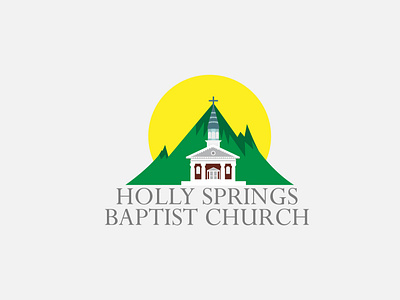 Holly Springs Baptist Church bestchurchlogo bestlogodesign businesslogodesigners churchlogo companylogodesign freelancedesigners logo design logomakeronline logoservices minimalist logo ministrylogo youngministrylog