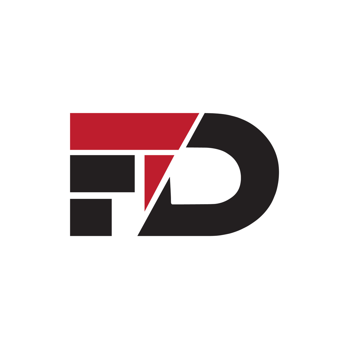Unique Letter FD Logo Design Vector Icon Graphic by tanvir enayet ·  Creative Fabrica