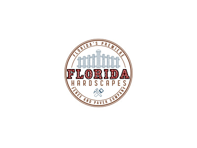 Florida hard scapes Logo | Construction  Logo