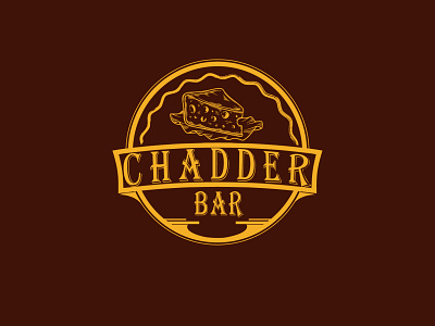 Chadder Bar Logo | Food Logo