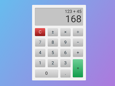 DailyUI 004: Calculator buttons calculator daily ui 004 dailyui gradients