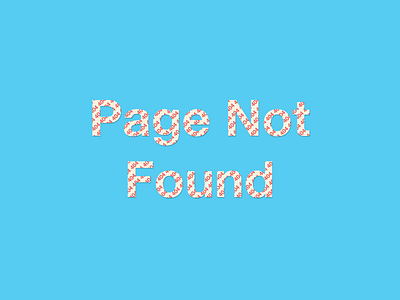 Page Not Found