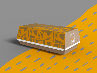 long sandwich box packaging design