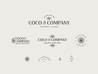 Coco & Company branding design illustration logo typography vector