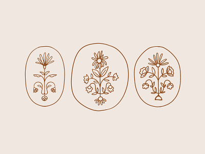 Wildflower Logo Badges