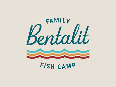 Bentalit Family Fish Camp alaska branding camp design fish fishing illustration logo summer camp typography vector vintage type