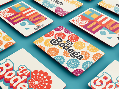 La Bodega Gift Cards 70s branding design gift card graphic design groovy illustration layout logo print retro typography vector