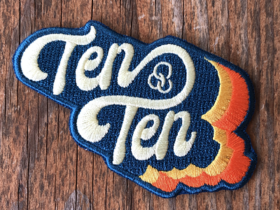 Ten Ten Embroidered Patch