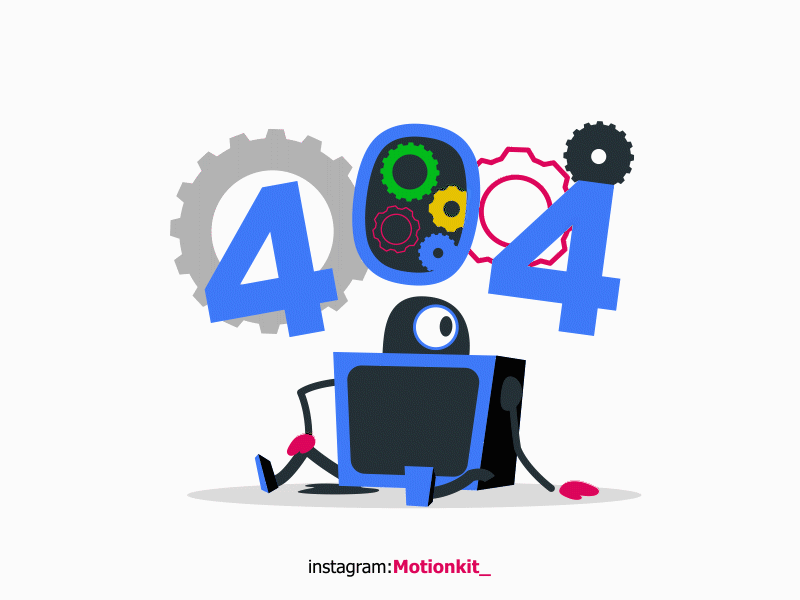 404 Page not Found Error - Confused Robot - Lottie Animation 404 error 404 error page 404 page lottie animation lottiefiles page not found robot