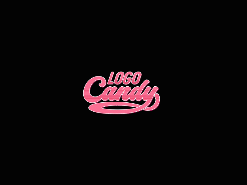 Candy Logo 2d logo animation animated logo animator candy logo logo animation sheikh sohel