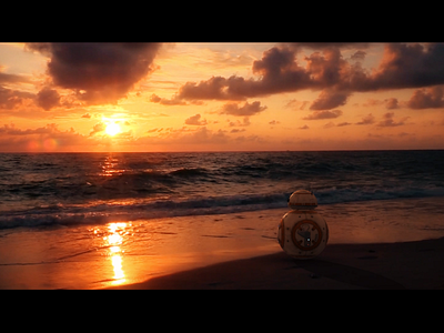 CGI Scene_BB8 bb8 beach cgi cgi scene sohel khan