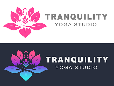 Tranquility Yoga Studio - Logo Design boise boiselogodesign fourthdimension fourthdimensionlogo graphicdesign logo logodesign logodesigner