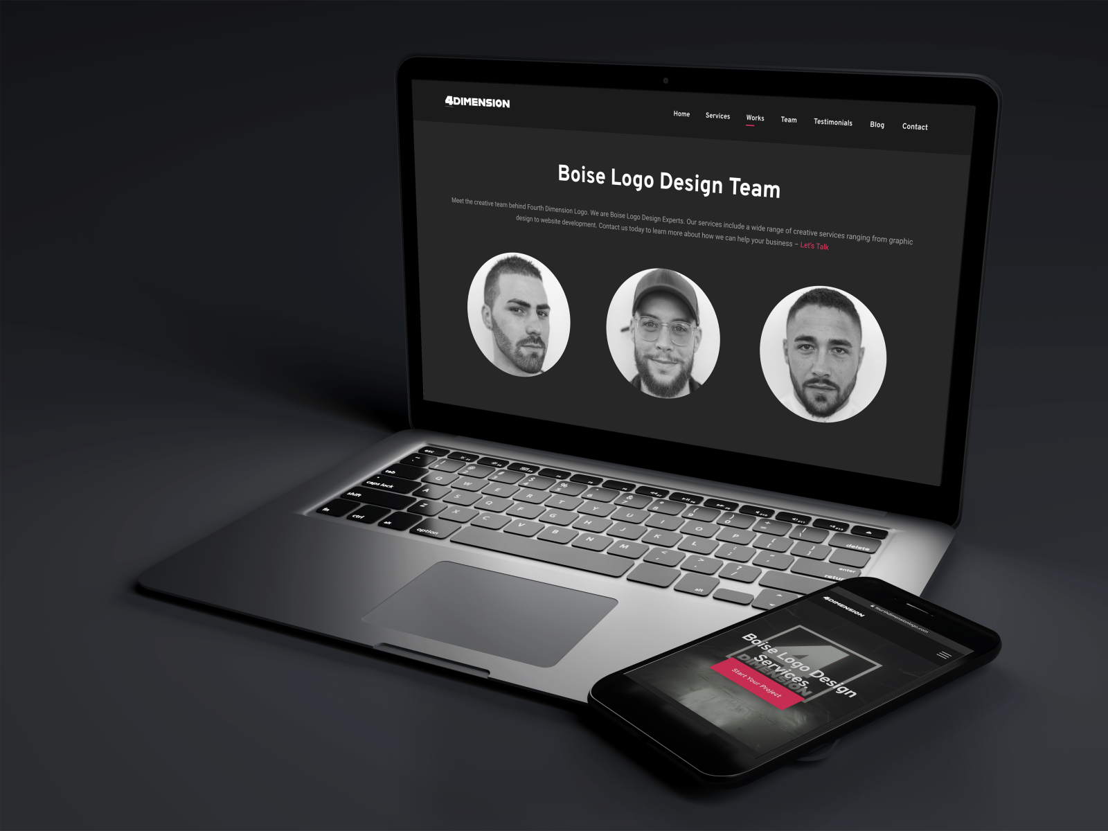 Boise Logo Design Team Fourth Dimension Logo by Fourth Dimension Logo