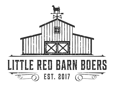 Boise Logo Design | Little Red Barn Boers boise boiselogodesign branding fourth dimension logo fourthdimensionlogo graphic design graphicdesign illustration logodesign mock-up