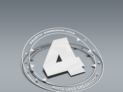 Logo Design by Fourth Dimension Logo boise boiselogodesign fourth dimension logo fourthdimensionlogo graphic design graphicdesign illustration logo logodesign mock up