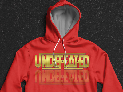 Fourth Dimension Logo Design: Mock Up For Undefeated