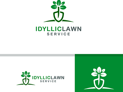 Fourth Dimension Logo | Idyllic Lawn Service design fourth dimension logo fourthdimensionlogo graphicdesign icon illustration logo mock-up vector