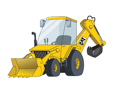 Heavy Equipment - Wheel Dozer construction dozer enssurance heavy equipment technical vector