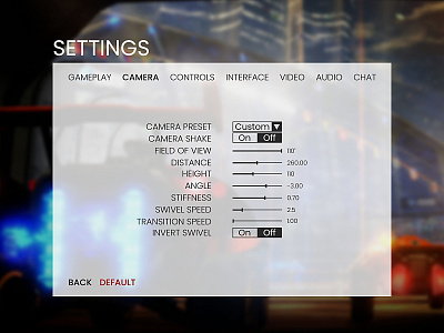 Daily UI 007 - Settings