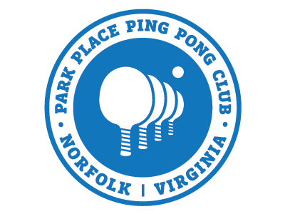 Logo | Park Place Ping Pong Club adobe illustrator club design logo logo design mark norfolk virginia park place ping pong