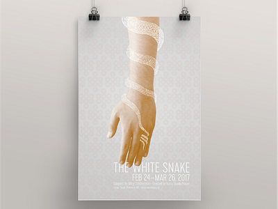 Poster | The White Snake adobe adobe illustrator adobe photoshop chinese legend poster design the white snake theatre
