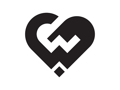 Good Works Dribbble adobe illustrator community service logo good works heart logo logo design monogram