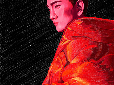 Kim Kibum illustration portrait