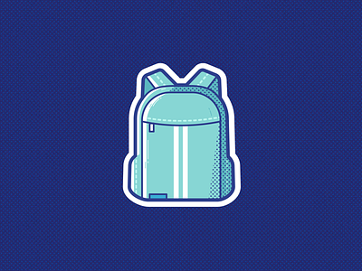Backpack backpack bag branding design icon illustration logo sport sports ui vector