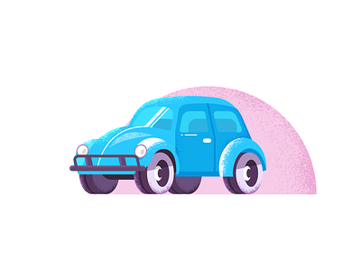 beetle beetle car design grain icon illustration traffic vector vehicle
