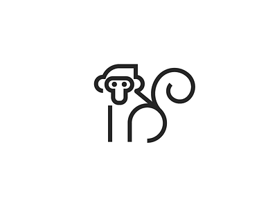 Monkey animal animal art design icon logo monkey monkeys vector