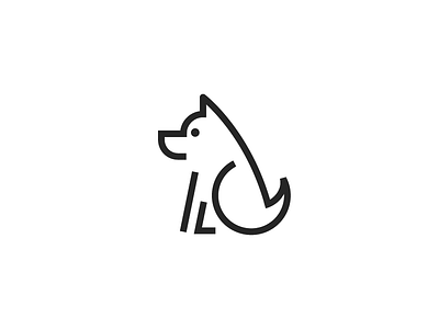 Dog animal design dog dog art icon logo vector