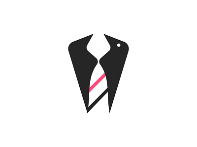 Suit cloth clothes design icon logo suit vector